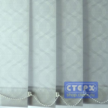 Офелия /цвет серый/ - ламель для вертикальных жалюзи из ткани