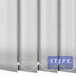 Лайн /цвет светло-серый Black Out/ - ламель для вертикальных жалюзи из ткани