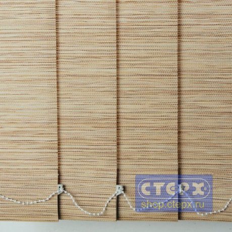 Шикотан «Чайная церемония» /оттенок темно - бежевый/ - ламель для вертикальных жалюзи из прессованной целлюлозы