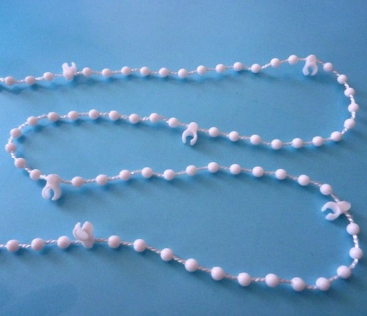 Цепь нижняя пластиковая для 89 мм ламелей вертикальных жалюзи, бухта 300 м