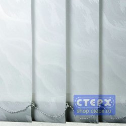 Эмма /цвет белый/ - ламель для вертикальных жалюзи из ткани