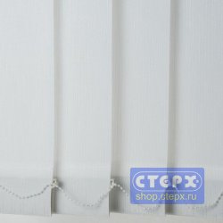 Дождь /цвет белоснежный/ - ламель для вертикальных жалюзи из ткани