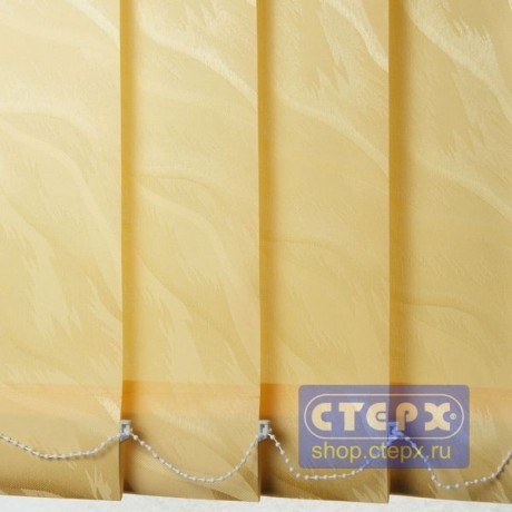 Эмма /цвет желтый/ - ламель для вертикальных жалюзи из ткани