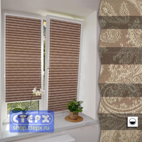 Штора плиссе модель «Твист», коллекция «Марокко»