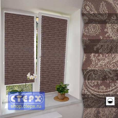 Штора плиссе модель «Твист», коллекция «Марокко»