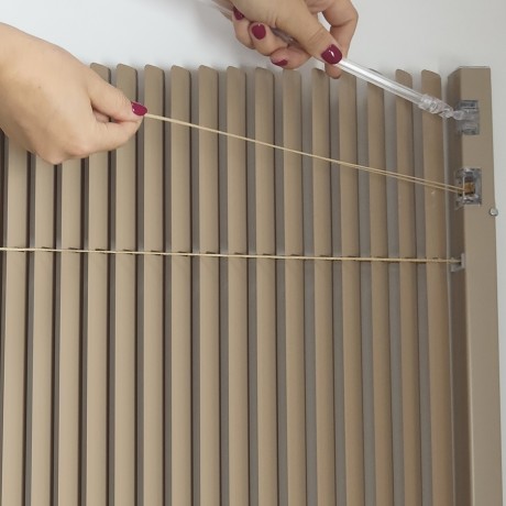 Жалюзи горизонтальные алюминиевые "Танго 25", Легенда Тибета 5631, 45 х 120 см, упр Левое