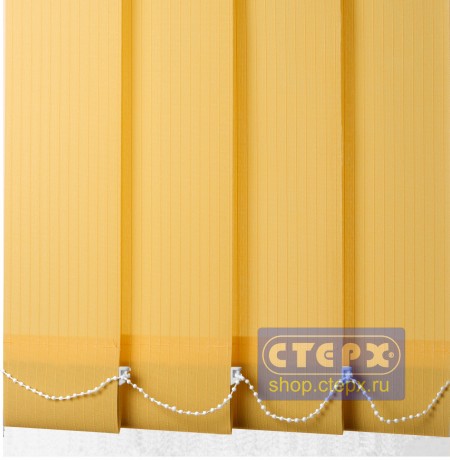 Лайн /цвет темно-желтый/ - ламель для вертикальных жалюзи из ткани