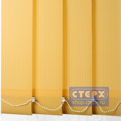 Лайн /цвет темно-желтый/ - ламель для вертикальных жалюзи из ткани