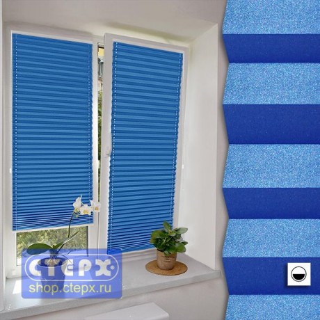 Штора плиссе модель «Твист», коллекция «Металлик»