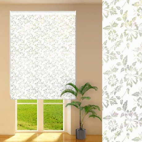 Штора рулонная с цепочным приводом «Макси», коллекция «Флора»