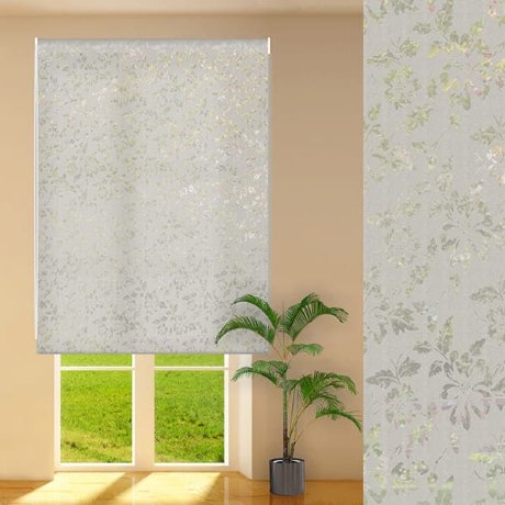 Штора рулонная с цепочным приводом «Макси», коллекция «Флора»