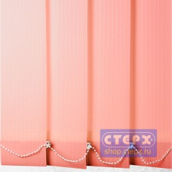 Лайн /цвет коралловый/ - ламель для вертикальных жалюзи из ткани