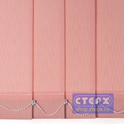 Дождь /цвет розовый/ - ламель для вертикальных жалюзи из ткани