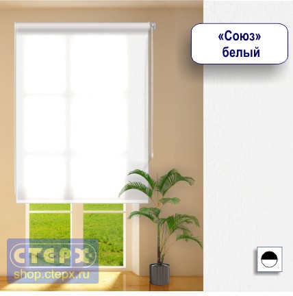 Штора рулонная с цепочным приводом «Макси», коллекция «Союз»