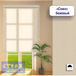 Штора рулонная с цепочным приводом «Макси», коллекция «Союз»