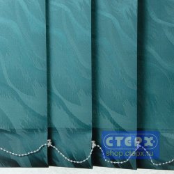 Эмма /цвет темно - зеленый/ - ламель для вертикальных жалюзи из ткани