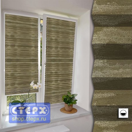 Штора плиссе модель «Твист», коллекция «Венеция» 