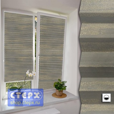 Штора плиссе модель «Твист», коллекция «Венеция» 