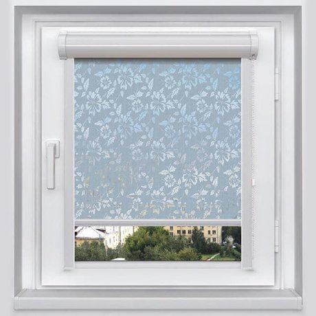 Миникассетная рулонная штора с цепочным приводом «UNI-2», коллекция «Флора»