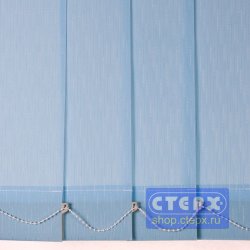 Дождь /цвет голубой/ - ламель для вертикальных жалюзи из ткани