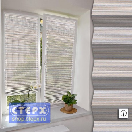 Штора плиссе модель «Твист», коллекция «Петергоф»