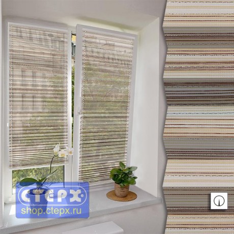 Штора плиссе модель «Твист», коллекция «Петергоф»