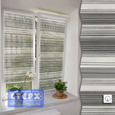 Штора плиссе модель «Твист», коллекция «Петергоф»