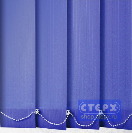 Лайн /цвет васильковый/ - ламель для вертикальных жалюзи из ткани