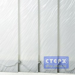 Лаванда /цвет белый/ - ламель для вертикальных жалюзи из ткани