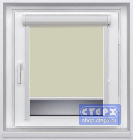 Миникассетная рулонная штора с цепочным приводом «UNI-2», коллекция «Натали BLACK-OUT»