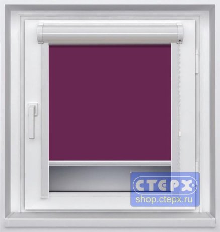 Миникассетная рулонная штора с цепочным приводом «UNI-2», коллекция «Натали BLACK-OUT»