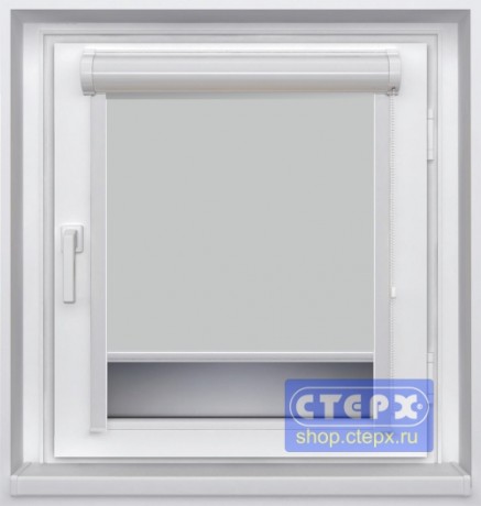 Миникассетная рулонная штора с цепочным приводом «UNI-2», коллекция «Натали BLACK-OUT»