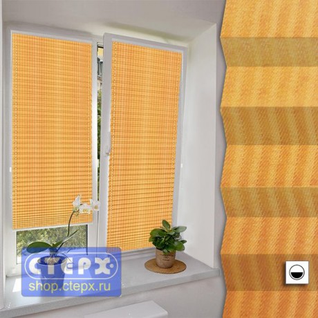 Штора плиссе модель «Твист», коллекция «Сахара»