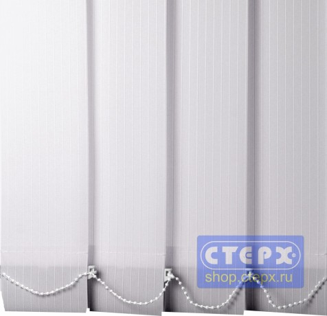 Лайн /цвет светло-серый/ - ламель для вертикальных жалюзи из ткани