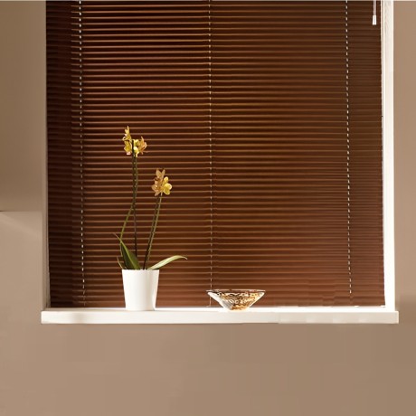 Жалюзи горизонтальные алюминиевые "Танго 25", Горький шоколад 5641, 57.5х130 см ,упр Левое
