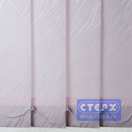 Лаванда /цвет розовый/ - ламель для вертикальных жалюзи из ткани