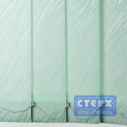 Лаванда /цвет зеленый/ - ламель для вертикальных жалюзи из ткани