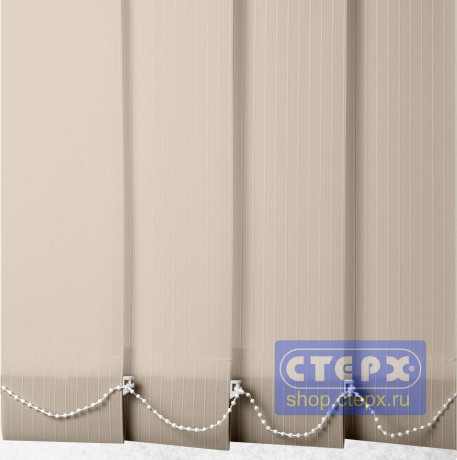 Лайн /цвет темно-бежевый 249/ - ламель для вертикальных жалюзи из ткани