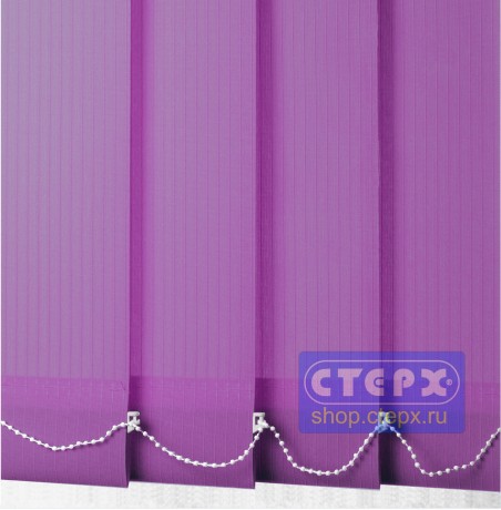 Лайн /цвет сиреневый/ - ламель для вертикальных жалюзи из ткани