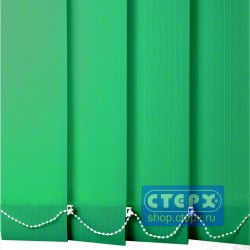 Лайн /цвет яркий зеленый 271/ - ламель для вертикальных жалюзи из ткани