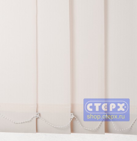 Лайн /цвет светло - бежевый/ - ламель для вертикальных жалюзи из ткани