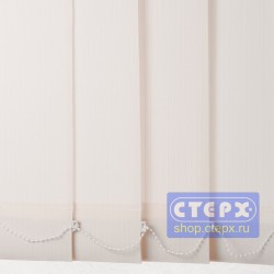 Лайн /цвет светло - бежевый/ - ламель для вертикальных жалюзи из ткани