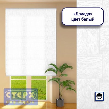 Штора рулонная с цепочным приводом «Макси», коллекция «Дриада»
