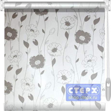 Штора рулонная с цепочным приводом «Мини», коллекция «Золотая нить»