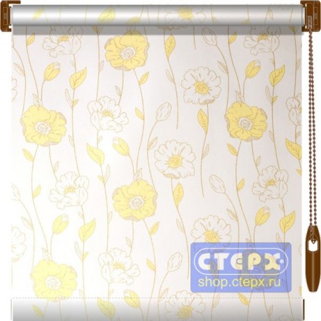 Штора рулонная с цепочным приводом «Мини», коллекция «Золотая нить»