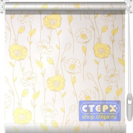 Штора рулонная с цепочным приводом «Мини», коллекция «Золотая нить»