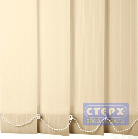 Лайн /цвет темно - бежевый/ - ламель для вертикальных жалюзи из ткани