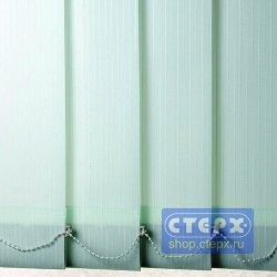 Лайн /цвет зеленый/ - ламель для вертикальных жалюзи из ткани