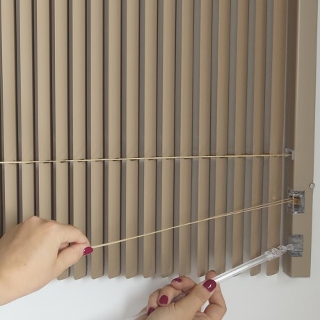 Жалюзи горизонтальные алюминиевые "Танго 25", Легенда Тибета 5631, 77,5 х 130 см, упр Правое