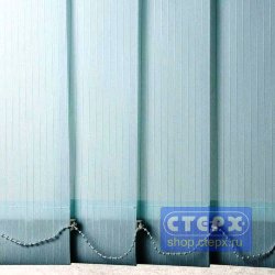 Лайн /цвет голубой/ - ламель для вертикальных жалюзи из ткани
